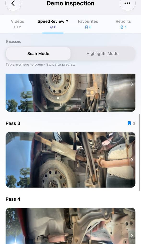 SpeedReview passes